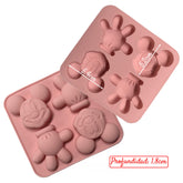 Molde Silicona Bombones Mickey Mouse